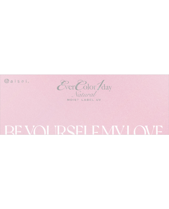 Ever Color 【エバーカラーワンデーナチュラルモイストレーベル】ローズミューズ 20枚入り 乱視なし