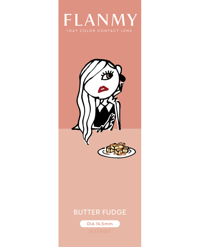 FLANMY 【フランミー FLANMY ワンデー】バターファッジ 10枚入り ±0.00