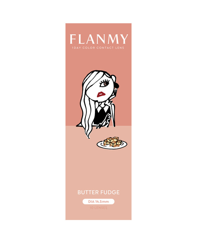 FLANMY 【フランミー FLANMY ワンデー】バターファッジ 10枚入り ±0.00
