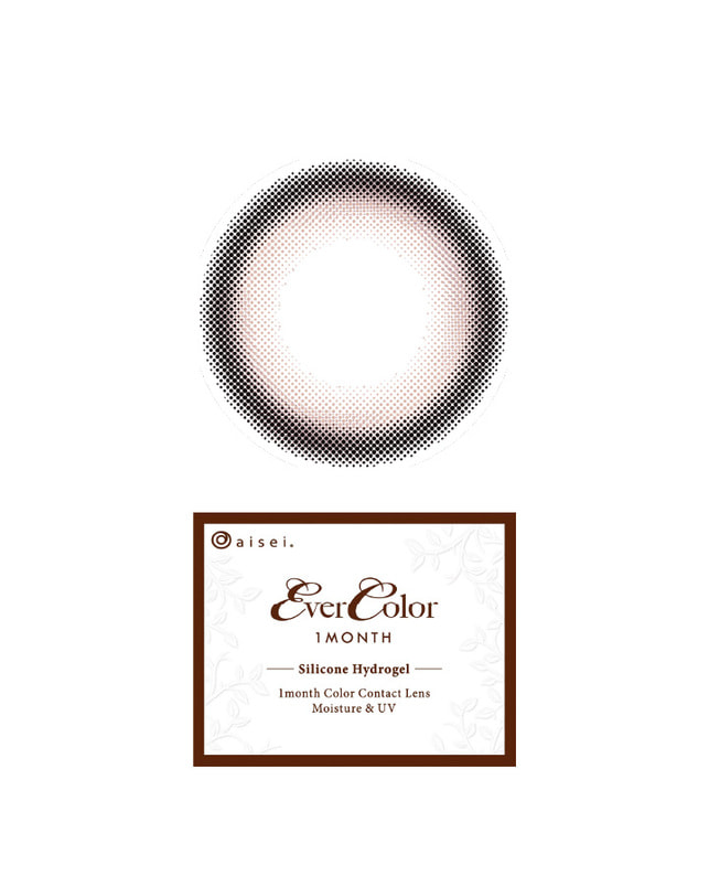 Ever Color 【エバーカラーマンスリー】ピュアマカロン（2枚入り / 1ヶ月） 乱視なし