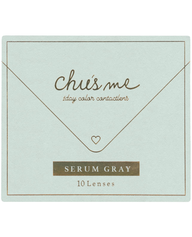 Chu's me 【チューズミー ワンデー】セラムグレー 10枚入 ±0.00