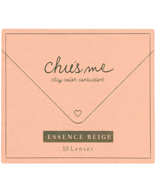 Chu's me 【チューズミー ワンデー】エッセンスベージュ 10枚入 ±0.00