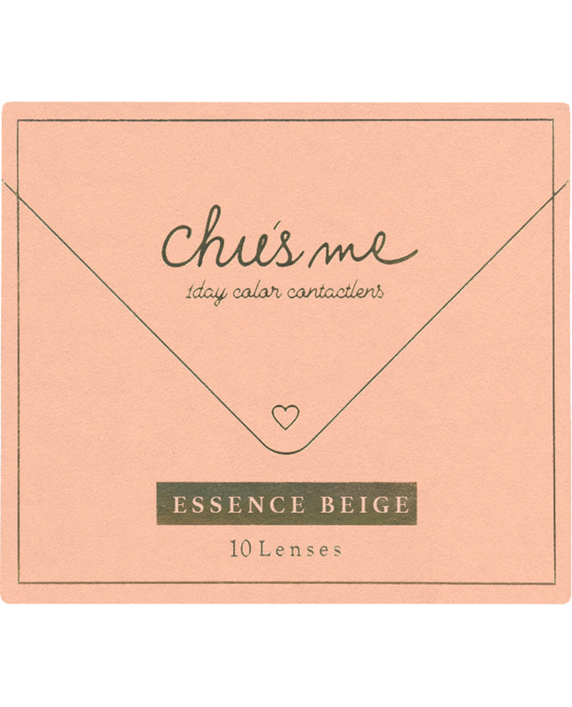 Chu's me 【チューズミー ワンデー】エッセンスベージュ 10枚入 ±0.00