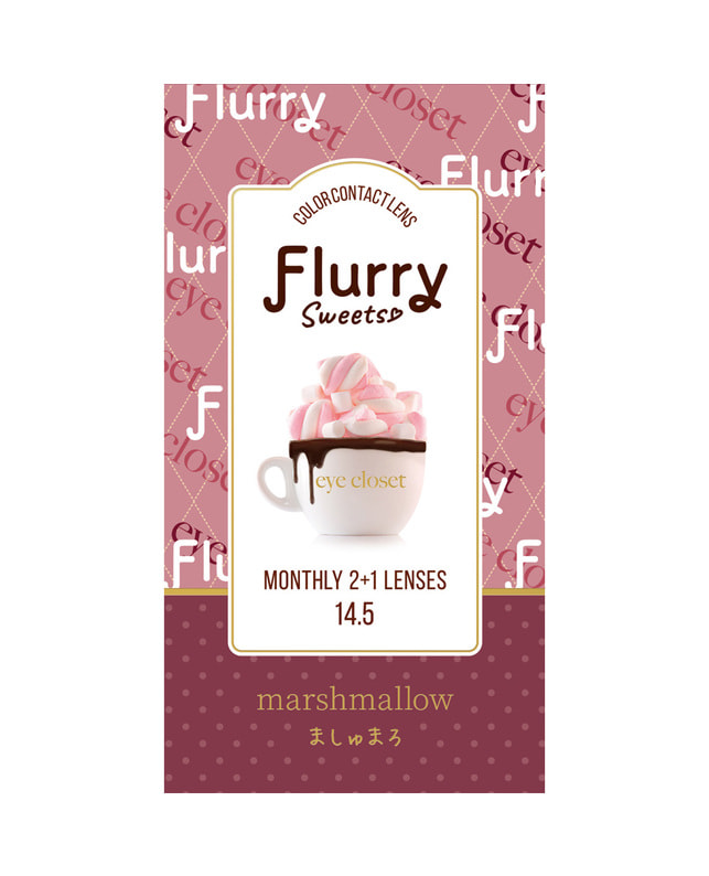 Flurry 【フルーリー Flurry 1month】 ましゅまろ 3枚入り ±0.00