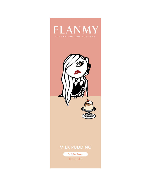FLANMY 【フランミー FLANMY ワンデー】ミルクプリン 10枚入 ±0.00