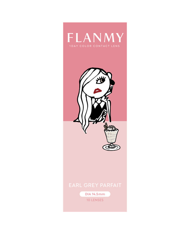 FLANMY 【フランミー FLANMY ワンデー】アールグレイパフェ 10枚入 ±0.00