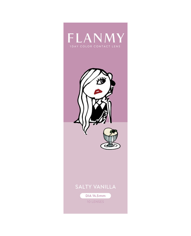 FLANMY 【フランミー FLANMY ワンデー】ソルティーバニラ 10枚入 ±0.00