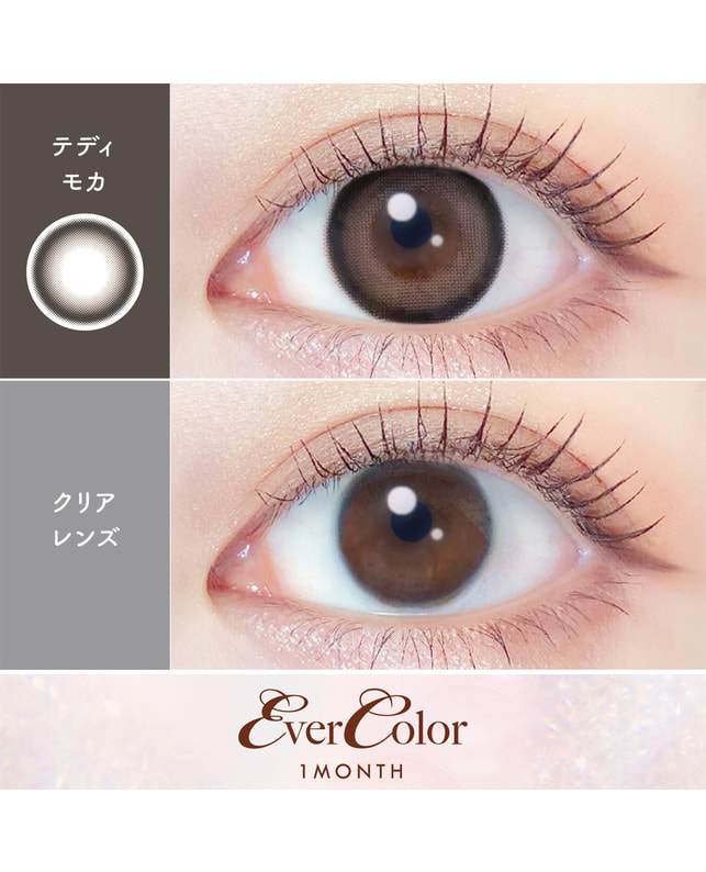 Ever Color 【エバーカラーマンスリー】テディモカ（2枚入り / 1ヶ月） ±0.00