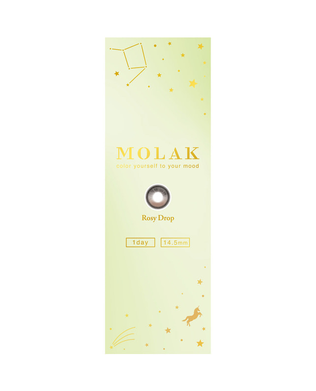 MOLAK 【MOLAK モラク 1day】ロージードロップ 10枚入り ±0.00