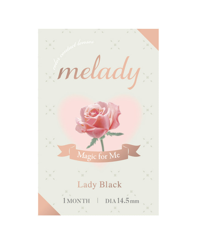 melady 【melady1month】レディブラック 2枚入り ±0.00