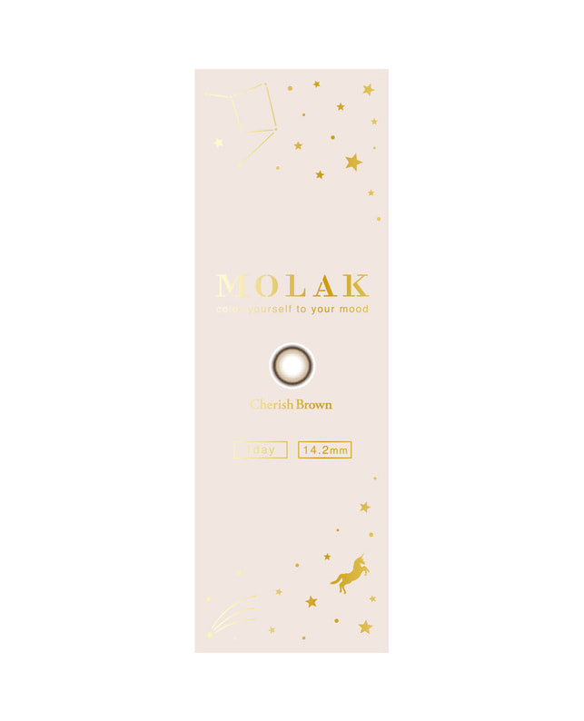 MOLAK 【MOLAK 1day】チェリッシュブラウン 10枚入り ±0.00