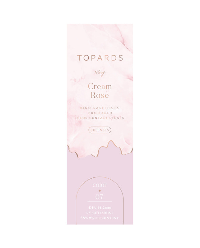 TOPARDS 【TOPARDS】クリームローズ 10枚入り 乱視なし